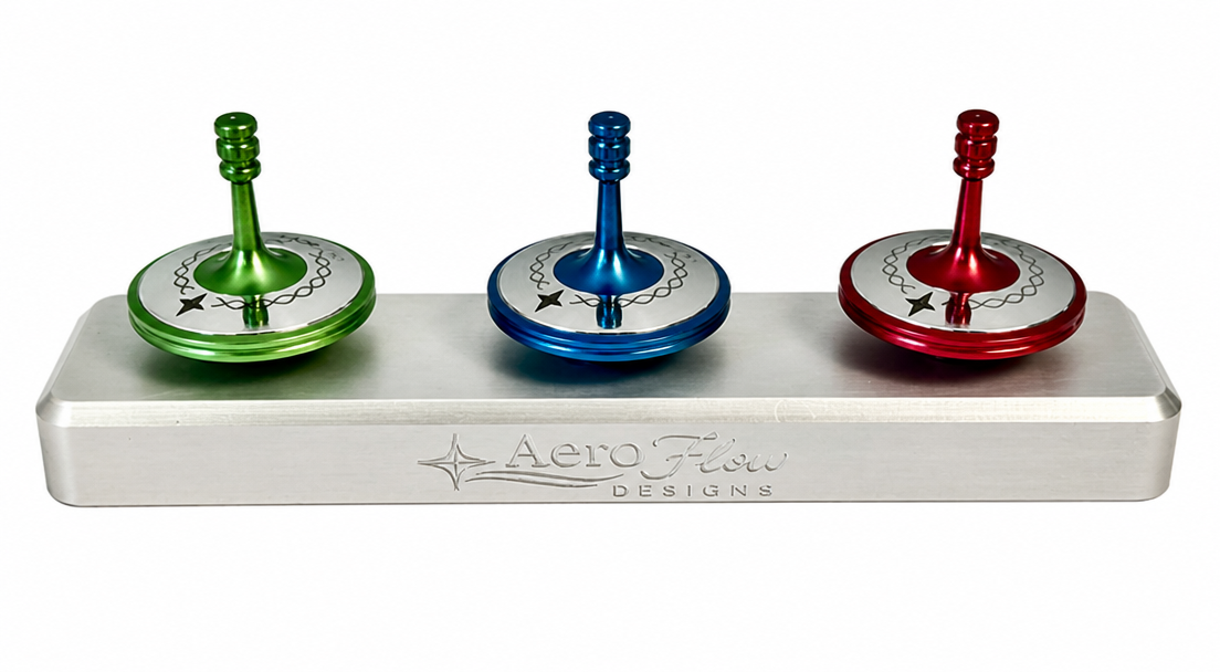Aero Flow Pro tops in blue, green, and red